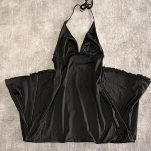 Vintage Cattani Maxi Halter Slip Dress